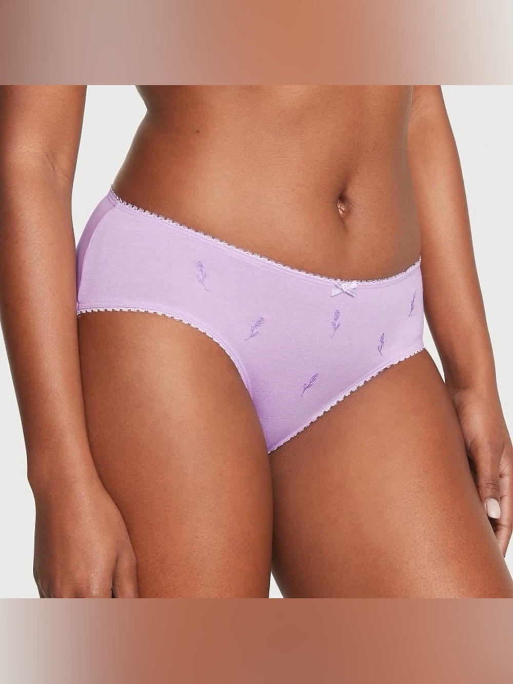 NWT Victoria’s Secret 4-Pack Lavender Embroidered High Leg Brief Panties XXL